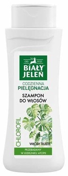 Biały Jeleń szampon do włosów z naturalnym chlorofilem 300ml włosy tłuste