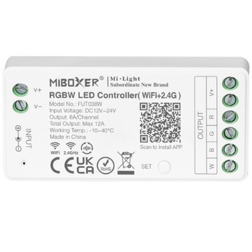 Sterownik LED Mi-Light FUT038W SMART RGBW 12V-24V