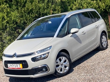 Citroen Grand C4 Picasso II Grand Picasso Facelifting 1.6 BlueHDi 120KM 2017 Citroen C4 Grand Picasso 7 osob, bardzo ladny,...