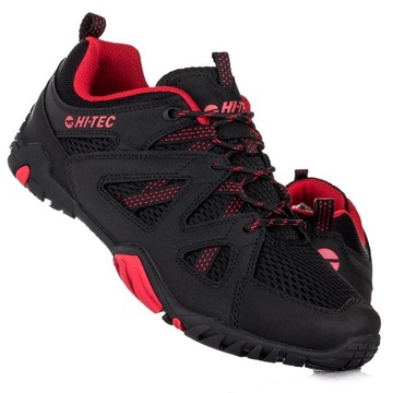 Buty męskie sportowe HI-TEC BLACK RED RANGO