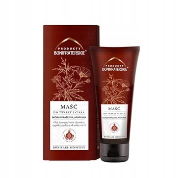 BONICARE SENSITIVE maść do twarzy i ciała 100 ml