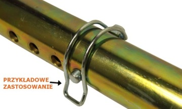 Шпилька трубчатая, оцинкованная, 6мм, 40