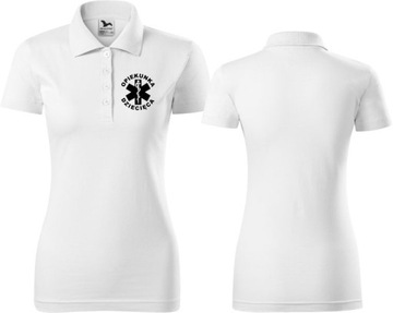 Damska Koszulka Polo OPIEKUNKA DZIECIĘCA Bawełna