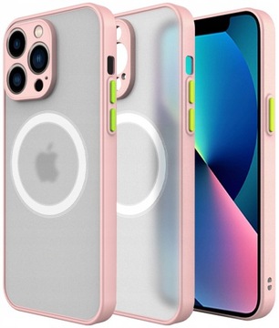 ETUI DO IPHONE 13 PRO MAX OCHRONA APARATU KOMPATYBILNE Z MAGSAFE - PINK