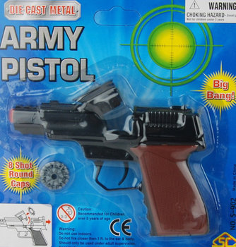 Pistolet metalowy na kapiszony Dromader