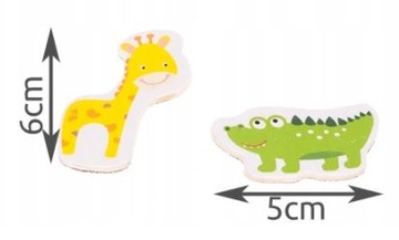 Магниты на холодильник для детей, животных, набор из 12 шт., подарочный магнит