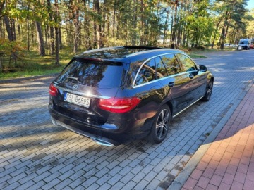Mercedes Klasa C W205 Kombi Facelifting 1.6 200d 160KM 2019 Mercedes C 200d 2019 Panorama,Virtual, LED, Manual, Bezwypadkowy, VAT 23%, zdjęcie 4