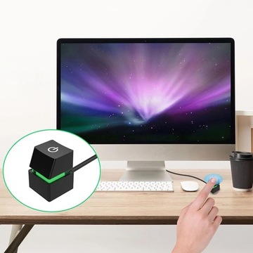 Настольный переключатель с расширением рабочего стола зеленый