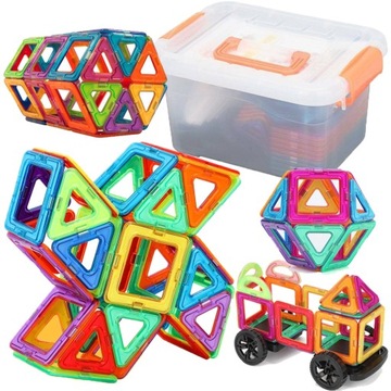 НАБОР БОЛЬШИХ МАГНИТНЫХ ПЛИТОК 105 EL МАГНИТНАЯ ПЛИТКА MONTESSORI