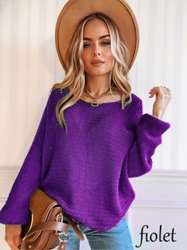 Мягкий, феноменальный женский свитер-летучая мышь.