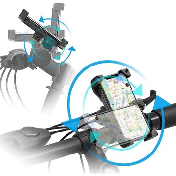 STABILNY UCHWYT ROWEROWY TELFON NA KIEROWNICE 42