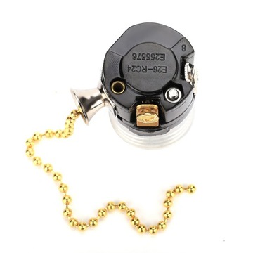 E27 МЕТАЛЛИЧЕСКАЯ ЛАМПА С ТРОСОВЫМ ВЫКЛЮЧАТЕЛЕМ