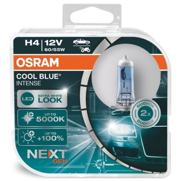 Osram H4 Cool Blue BIAŁE ŚWIATŁO JAK LED 5000K