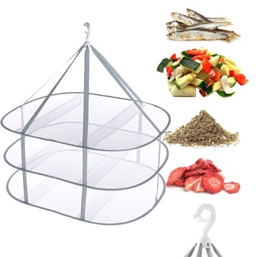 ПОДВЕСНАЯ СУШИЛКА ДЛЯ ПОТА, 3-СЛОЙНАЯ ИГРУШКА С СУШИЛЬНОЙ СЕТКОЙ