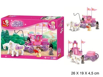 Klocki Sluban Girl's dream karoca królewska137 szt