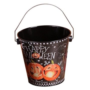 Ведро с тыквой, Ведро с конфетами, Конфетная бочка с шоколадом Trick или Medium