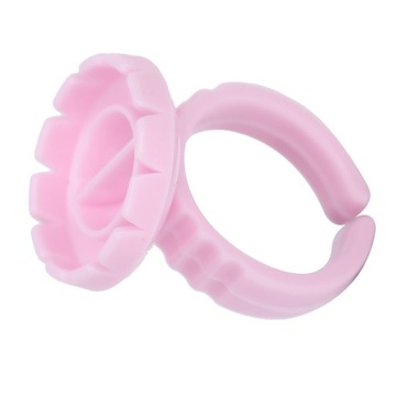 100 ШТ. ОДНОРАЗОВАЯ КОЛЬЦЕВАЯ СТАЧКА ДЛЯ КЛЕЯ ДЛЯ НАРАЩИВАНИЯ РЕСНИЦ