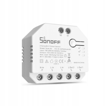 Sonoff DUAL R3 Lite WiFi Smart Switch 2 канала eWeLink