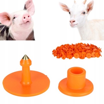 200 SZTUK Zagęszczony znacznik ucha owcy Numer