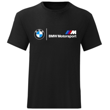 BMW MOTORSPORT KOSZULKA MĘSKA TSHIRT MĘSKI M POWER Z NADRUKIEM ROZMIAR L
