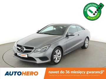 Mercedes Klasa E W212 Coupe Facelifting 250 211KM 2014 Mercedes E 250 półskóra, navi full LED klima