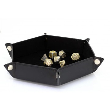 KRASNOLUDZKA TWIERDZA ZESTAW 7 METALOWYCH KOŚCI RPG