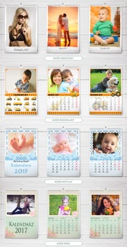 1x ФОТО Календарь А4 ПРЕМИУМ Ваши фотографии, даты + ОЧЕНЬ ТОЛСТЫЕ КАРТОЧКИ