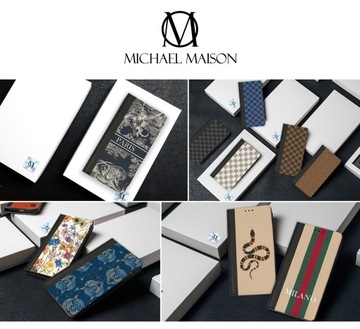 ОРИГИНАЛЬНЫЙ ЧЕХОЛ-РАСКЛАДКА ДЛЯ SAMSUNG GALAXY M13 4G УЗОРЫ + СТЕКЛО