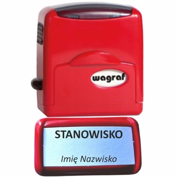 Pieczątka Wagraf Polan 2 do 4 linii, GUMKA PROJEKT