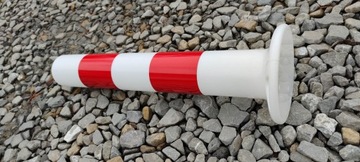 Słupek drogowy U-12C PE odblaskowy blokujący 80cm