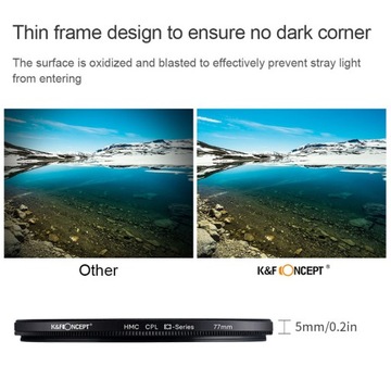 Поляризационный фильтр K&F Concept Blue MC 72 мм