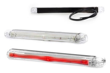 Lampa obrysowa LED do przyczepy naczepy ciężarówki W38 184 tylna czerwona