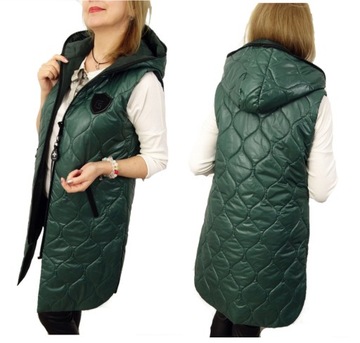 Kamizelka Pikowana Długa Bezrękawnik WAVE 42 XL