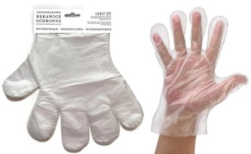 RĘKAWICE FOLIOWE ZRYWKI HDPE ŻYWNOŚĆ ZAWIESZKA 100