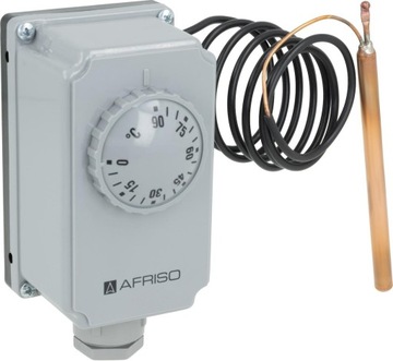 TERMOSTAT ZANURZENIOWY Z KAPILARĄ TC2 0-90°C nastawa zewnętrzna AFRISO