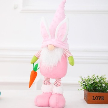 Тканевые мягкие куклы-кролики, гномы, тканевые игрушки