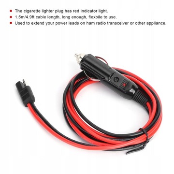 KABEL ZASILAJĄCY DO RADIA SAMOCHODOWEGO 1.5M