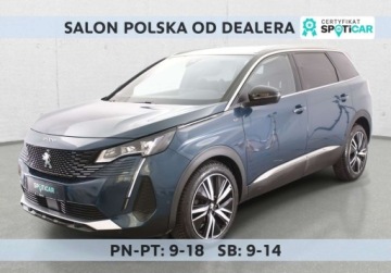 Peugeot 5008 II Crossover Facelifting 1.2 PureTech 130KM 2022 Peugeot 5008 GT Eat8 ASO Zadbany Bogata wersja FV23 Kredyt 0 Leasing od 101
