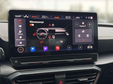 Cupra Formentor Crossover PHEV 1.4 e-HYBRID 245KM 2022 Cupra Formentor VZ Kubelki Kamera Cofania Pakiet skorzany ACC Faktura Vat23, zdjęcie 23