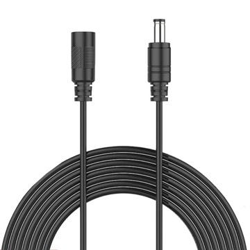 Przedłużacz 5M Kabel Zasilania Zasilający do Kamer i LAMP Przewód DC 5,5mm
