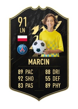 FIFA 22 Personalizowana karta FUT Super prezent A3
