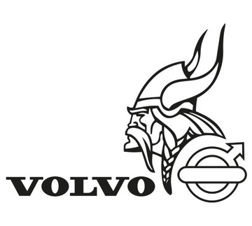 Naklejka VOLVO na szybę TIR