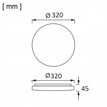 LAMPA SUFITOWA DO ŁAZIENKI PLAFON NATYNKOWY LED 18W IP44 OKRĄGŁY 4000K