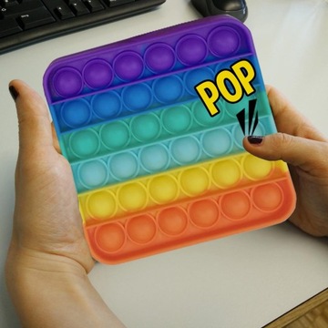 Круглый Push Pop Bubble Rainbow CE Safe