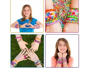 XXL набор для ИЗГОТОВЛЕНИЯ РЕЗИНОК БРАСЛЕТОВ Креативная забава С РЕЗИНКАМИ КРОСНО