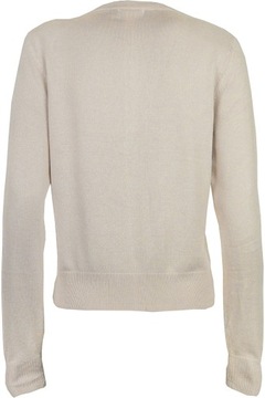 H&M Klasyczny Kobiecy Sweter Rozpinany Kardigan Kawa z Mlekiem S 36