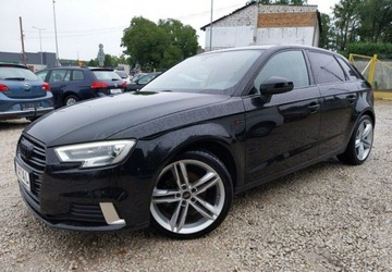 Audi A3 8V 2016 Audi A3 Sportback Stan idealny Virtual Lift Ksenon 1.6 Diesel 110KM
