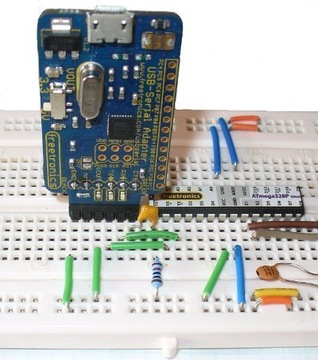 Контактная плата 170 полюсов - SYB-170 - синяя