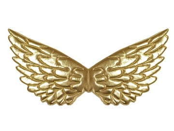 SKRZYDŁA ANIOŁEK STRÓJ ANIOŁ ZŁOTE 42cm