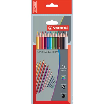 Kredki akwarelowe Stabilo Aquacolor 12 kolorów